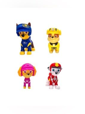 Paw Patrol Figures Lot Chase Marshall Skye Rubble Bundle Toys